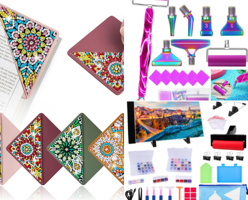 Diamond Painting Obsessed cover photo collage