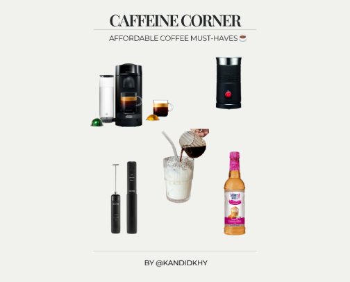 Caffeine Corner ☕ cover photo collage