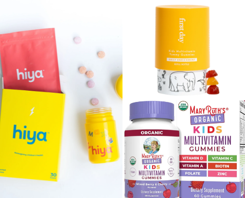 Health and supplements cover photo collage