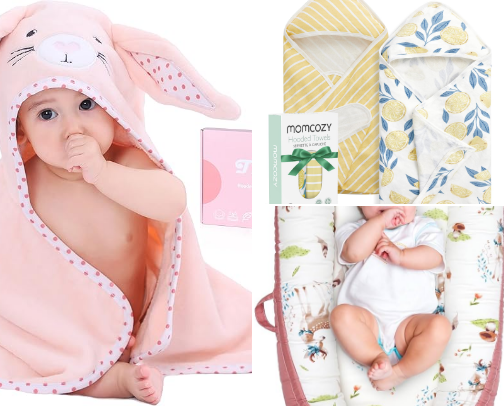 Baby supplies and necessities. cover photo collage