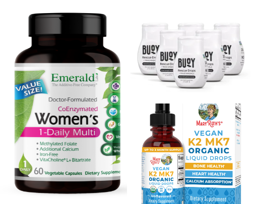 Supplements: Vitamins & Minerals cover photo collage