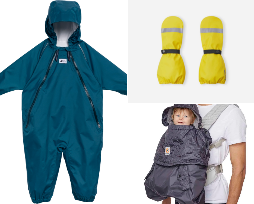 Children's Raingear cover photo collage