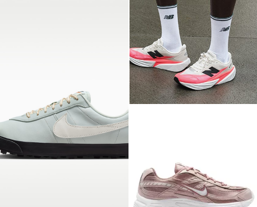Sepatu sport, cocok buat jogging cover photo collage