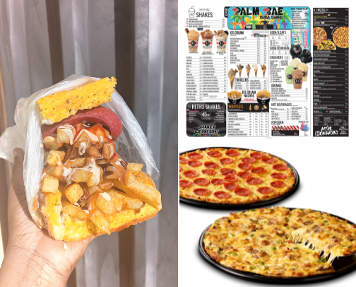 Top food cover photo collage