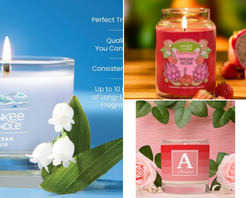 Candles & Home Fragrance cover photo collage