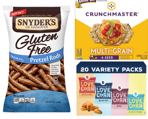 My favorite Gluten free snacks cover photo collage