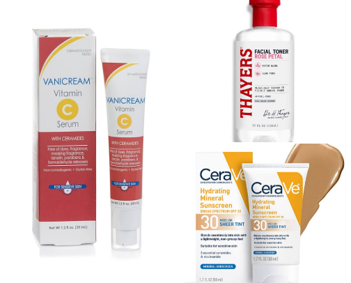 Simply Easy Skincare cover photo collage