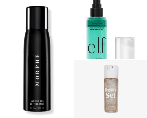 All Day Perfection: Best Setting Sprays💦 cover photo collage