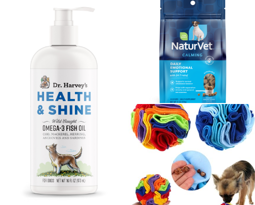 Tried and Tested Pet Products (senior pup options and products for all ages!) cover photo collage