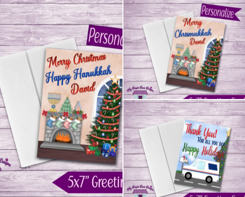 Greeting Cards 5"x7" cover photo collage