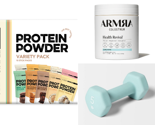 My health and fitness must haves! 💪🏼 cover photo collage