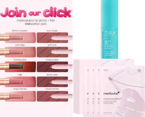 My favorite beauty recs cover photo collage