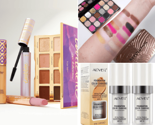 Makeup cover photo collage