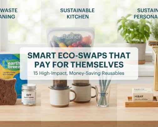 Smart Eco-Swaps That Pay for Themselves cover photo collage