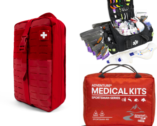 Trauma & First Aid Kits for Home and Truck cover photo collage