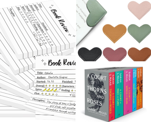 Bookish Things! cover photo collage