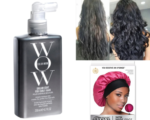 The BEST Fine Curly Essentials + Routine cover photo collage