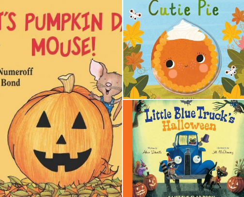 Baby Holiday Themed Books (Halloween & Thanksgiving) cover photo collage