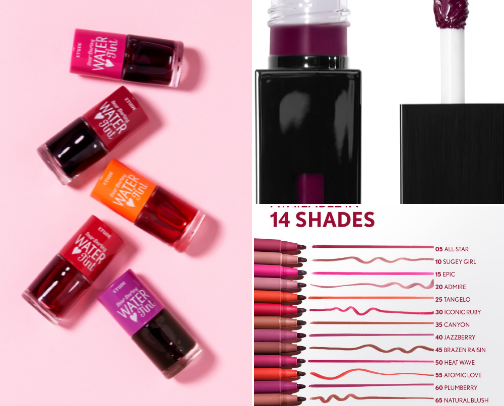 Fabulous lip stains for fabulous prices cover photo collage