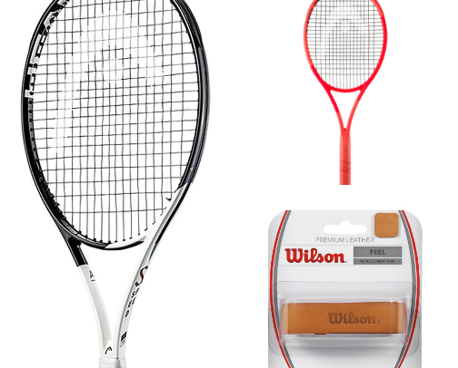 Tennis Equipment cover photo collage