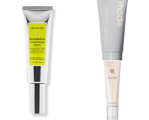 Retinol night skincare routine cover photo collage