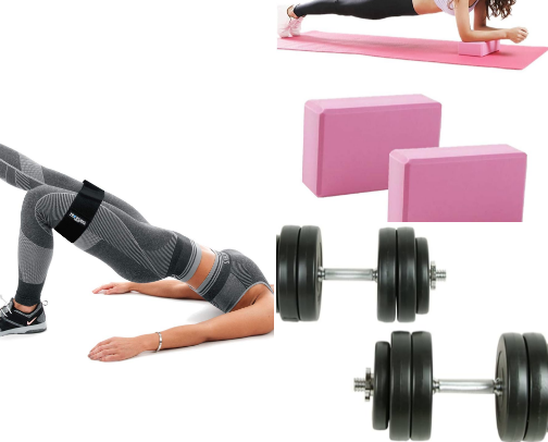 At home workout must haves cover photo collage