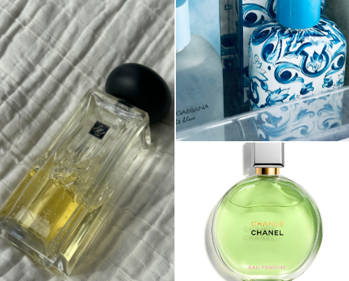 Unique and SOPHISTICATED fragrances cover photo collage