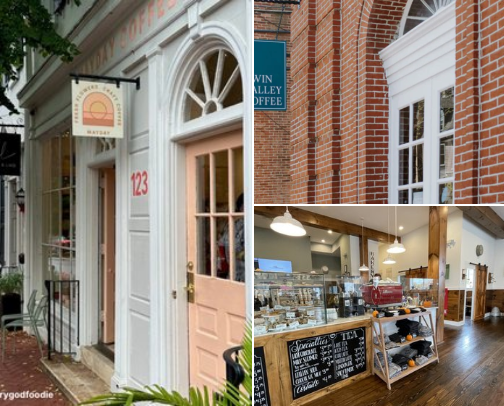 My Favorite Coffee Shops in Chester County (Cozy Vibes Only) ☕️ cover photo collage