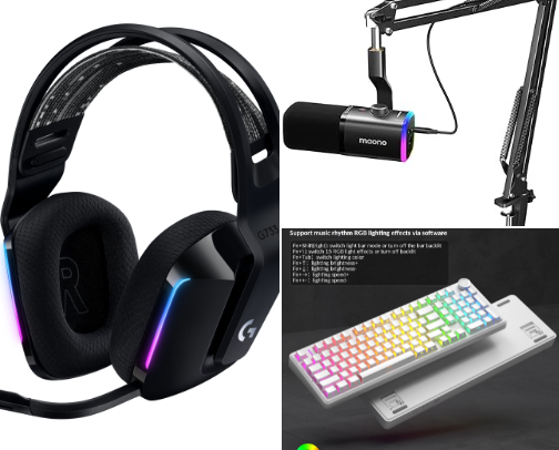 Gaming Essentials | my go to gaming peripherals cover photo collage