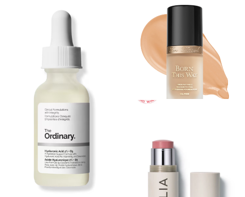 Skincare and Makeup cover photo collage