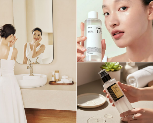 Korean Toners for Glass Skin ✨ Hydrating Favorites That Actually Work cover photo collage