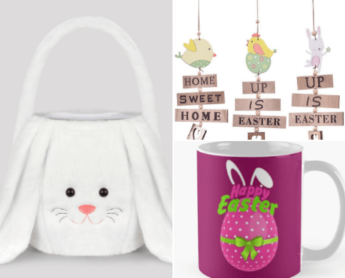 Easter Gifts And decor Ideas cover photo collage