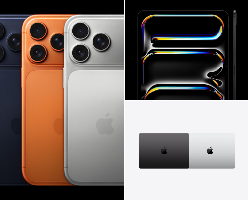 Apple ecosystem cover photo collage