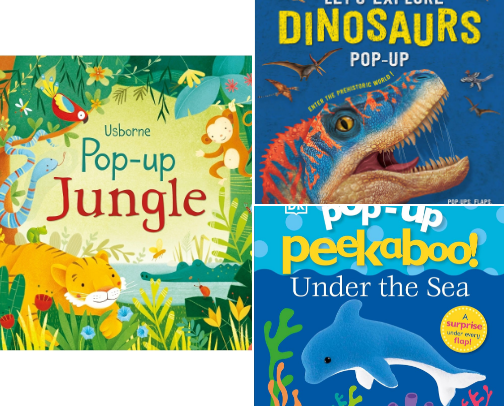 Best Interactive Pop-Up Books for Toddlers (Ages 2–5) cover photo collage