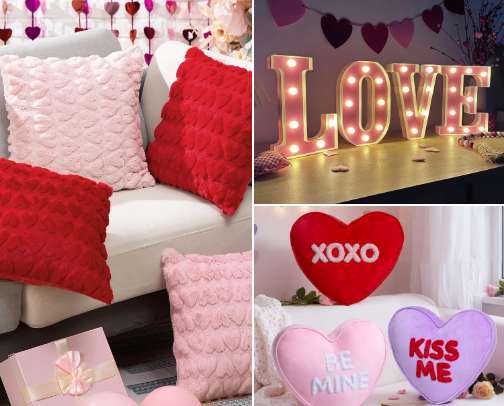 A Cozy Valentine’s Day at Home: Decor & Comfort Finds cover photo collage