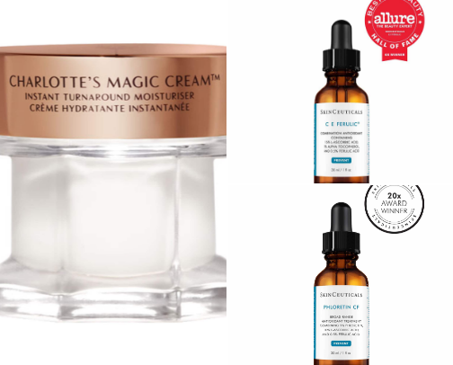 high-end skincare that's actually worth your money cover photo collage