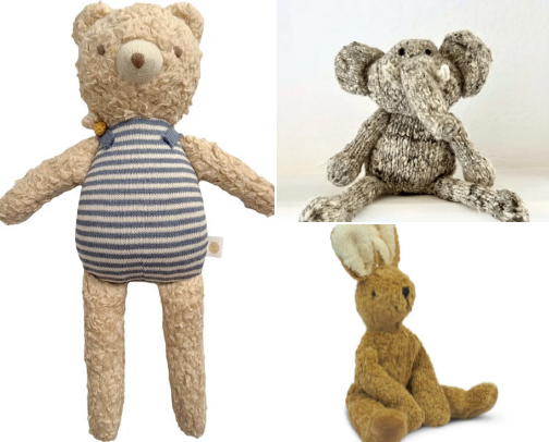 Organic Plushes: Microplastic-Free Friends for your Little Ones cover photo collage