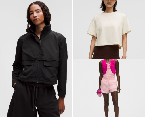 Lululemon basics for spring/summer cover photo collage