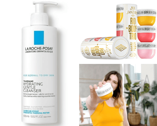 Skincare cover photo collage