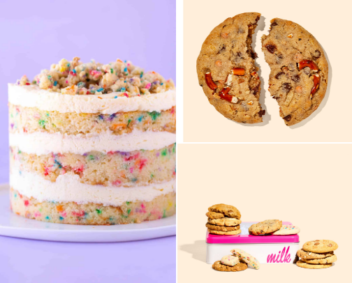 Milk Bar: Where Childhood Memories Meet Gourmet Magic cover photo collage