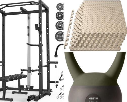 His + Hers Home Gym Necessities cover photo collage
