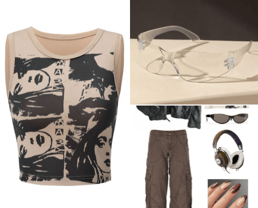 fashion (aesthetic affortable outfits)👠 cover photo collage