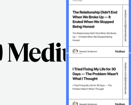 Turn Your Words into Wealth: Why You Need to Be on Medium ✍️✨ cover photo collage