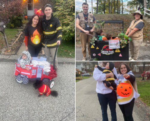 Family Halloween Costumes cover photo collage