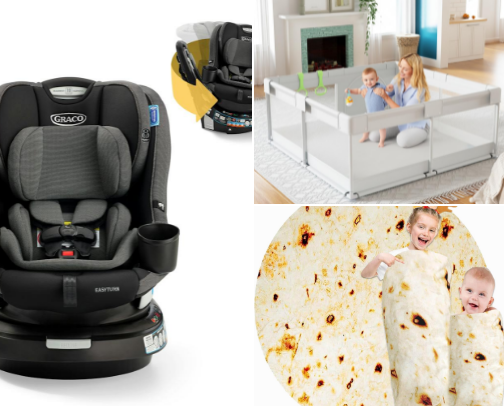 Baby items we love cover photo collage