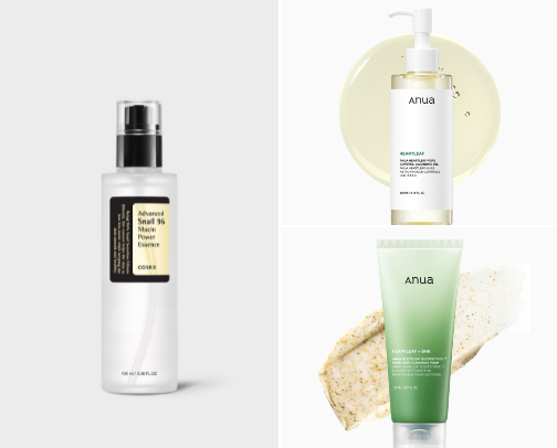 Skincare cover photo collage