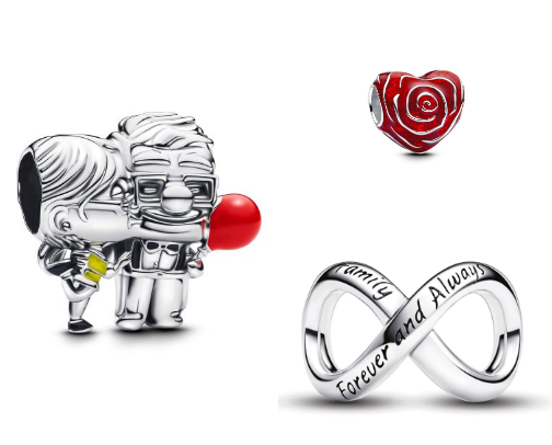 Pandora charms and disney rings recoms cover photo collage