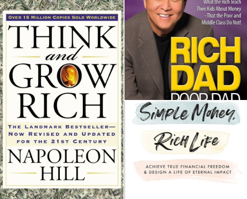 Books That I Recommend. They Are Truely A Must Read📖📕📔💸💸 cover photo collage