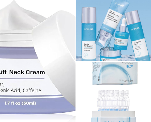 Skincare and self care 💜 cover photo collage