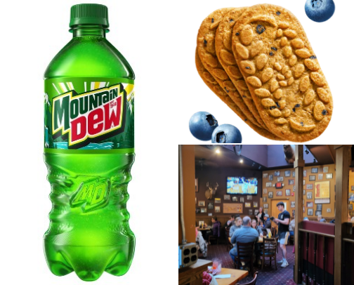 Food and beverage cover photo collage